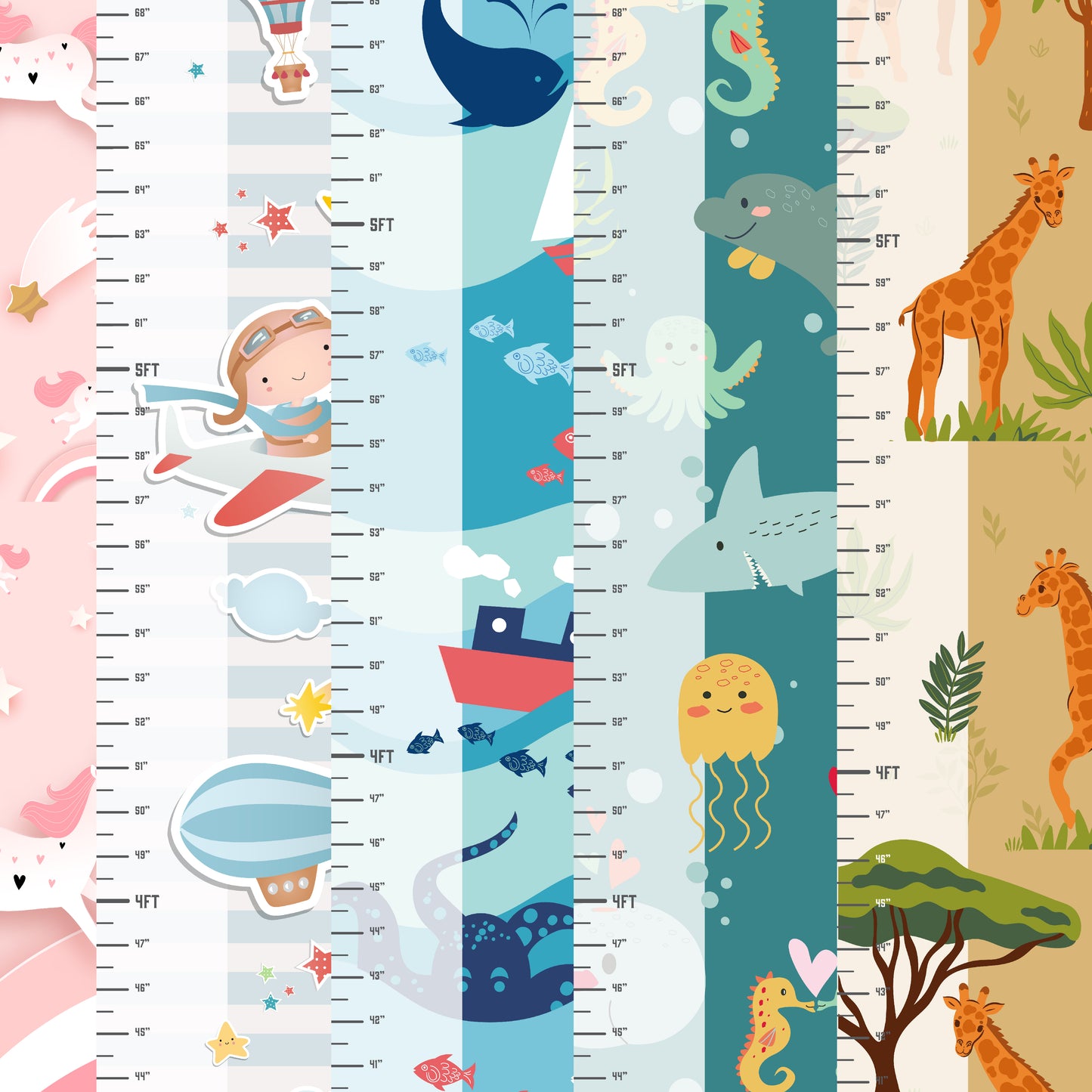 Colorful Growth Charts - Safari