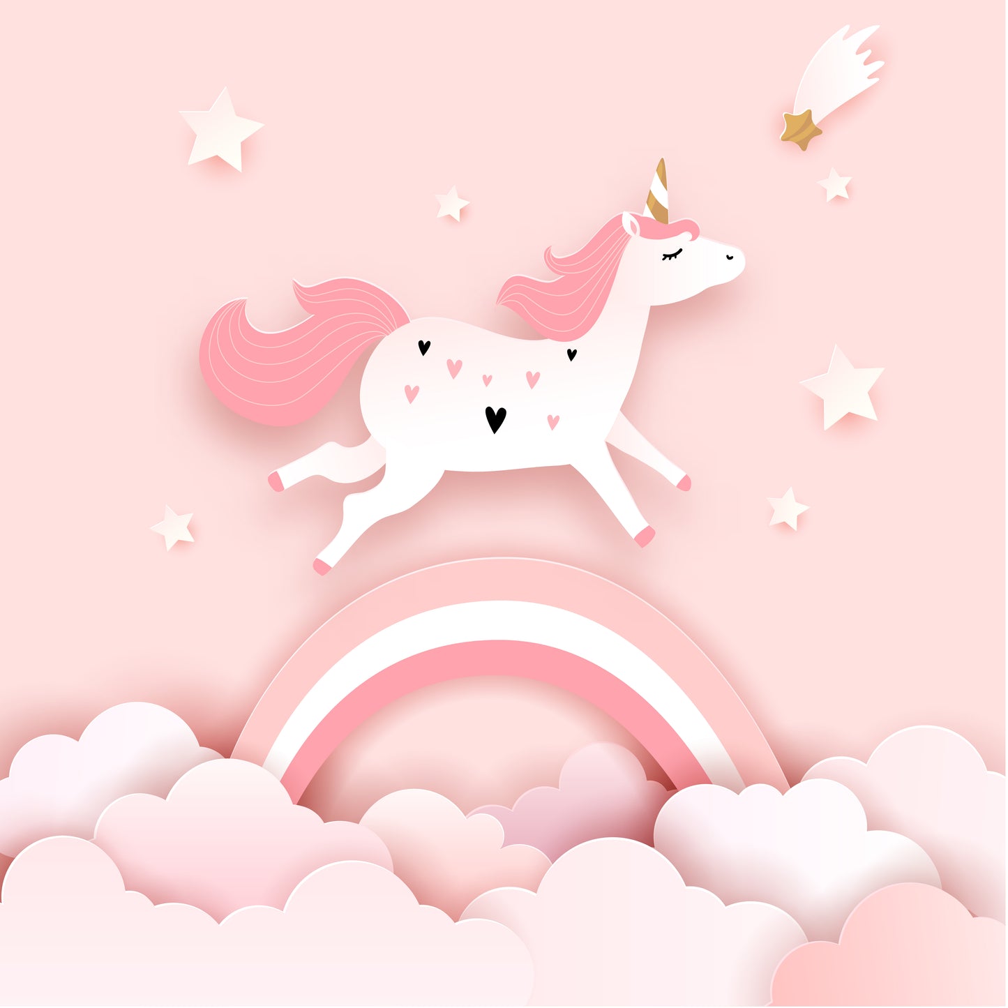 Colorful Growth Charts - Unicorn